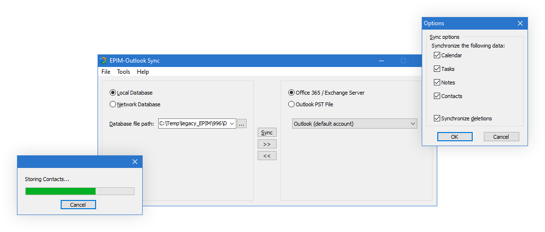 EPIM Archiver/DupeRemover Screenshot 1
