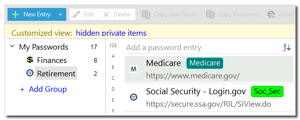 Hierarchy - Passwords